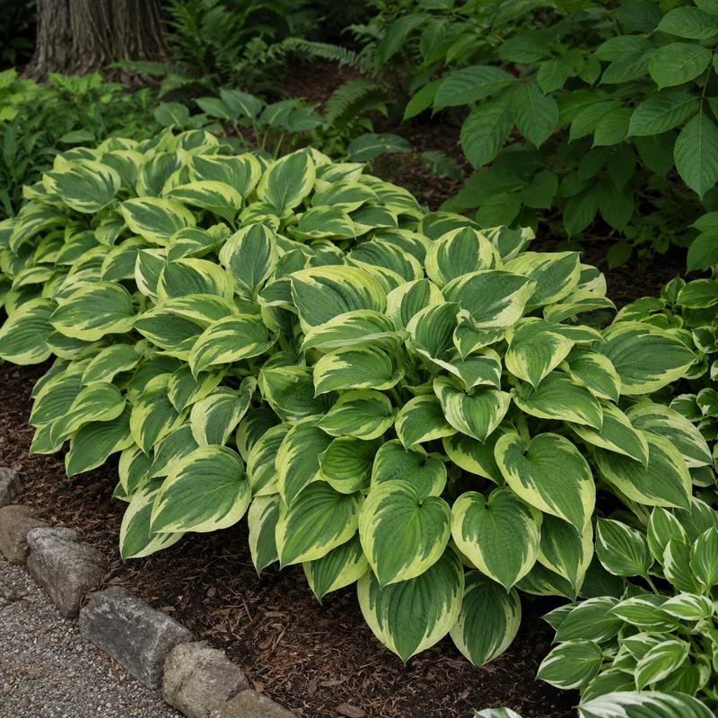 Hosta Wide Brim Hosta ‘Wide Brim’ (Hosta hybride)