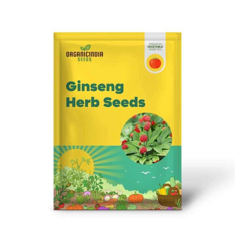 American Ginseng Herb Seeds for Planting, Panax Quinquefolius