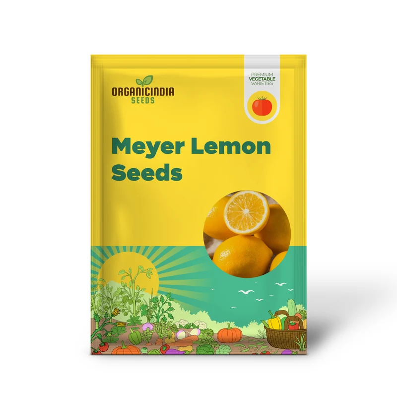 Meyer Lemon Seeds Edible Skin Juicy Slightly Sweeter Pulp Cooking Baking Fragrant Flowers Ornamental Garden Beds Outdoor Fruit Seeds