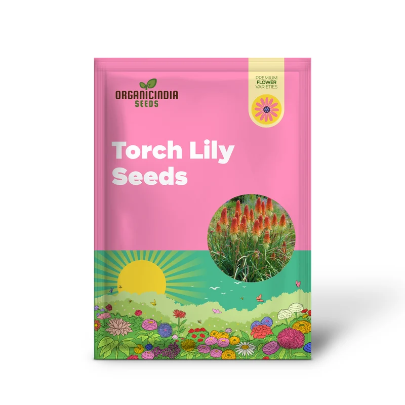 Red Hot Poker Seeds Torch Lily, Kniphofia Perennial Attracts Hummingbirds And Butterflies Patio Container Bed Outdoor Flower Seeds