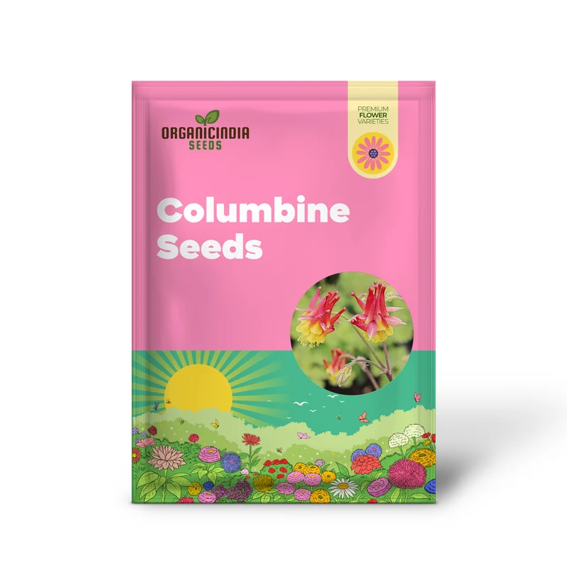 Double Orange Yellow Columbine Seeds - Showy Perennial, Deer & Rabbit Resistant, Ideal for Pollinator Gardens & Borders