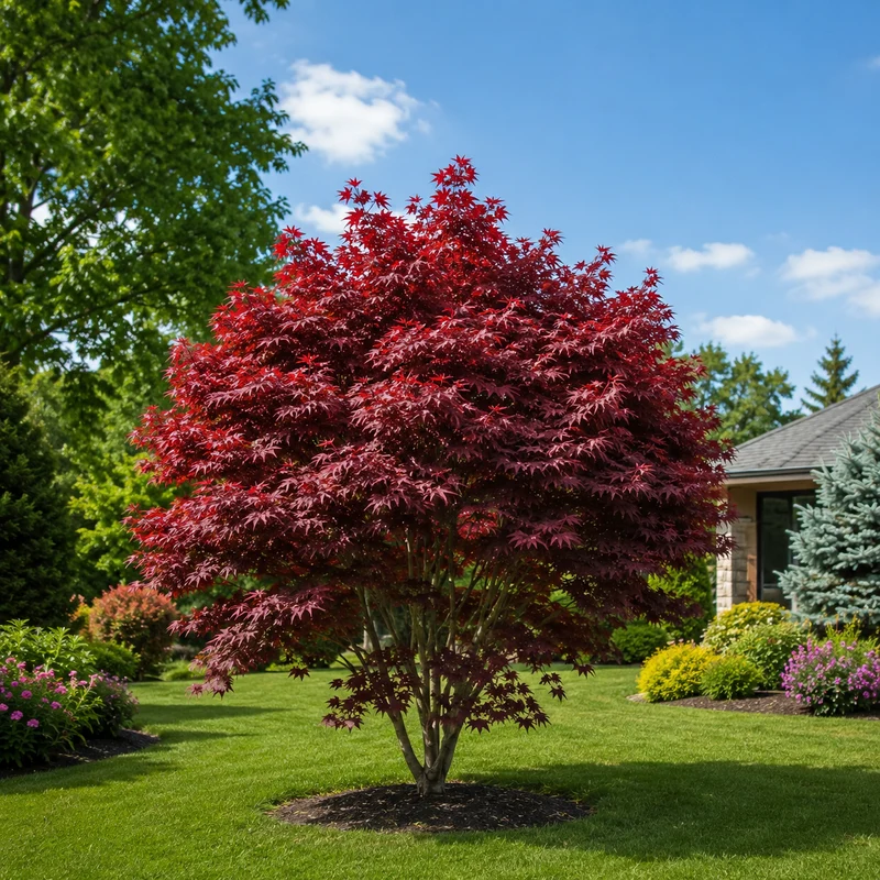 Érable japonais Purple Ghost ( Acer palmatum ‘Purple Ghost’)
