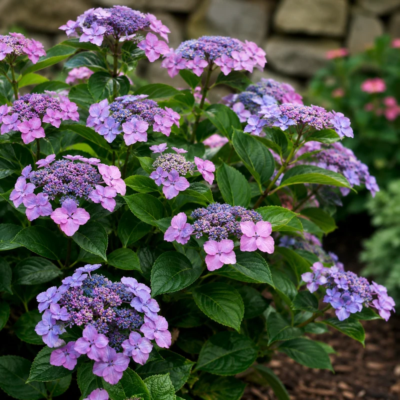 Hortensia ‘Tuff Stuff Top Fun’ ( Hydrangea serrata ‘Tuff Stuff Top Fun’)