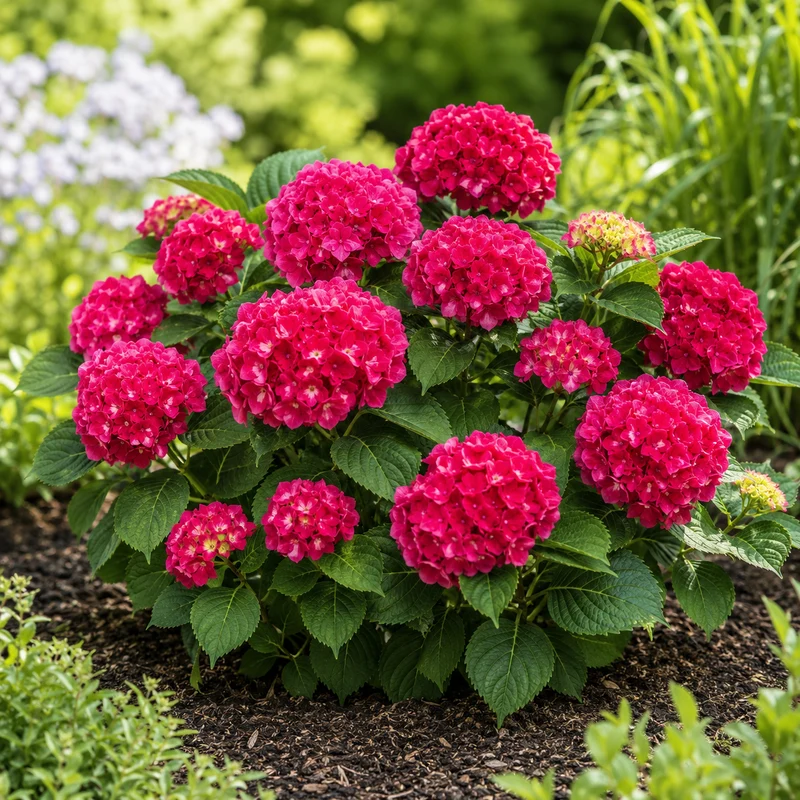 Hortensia ‘Wee Bit Grumpy’ ( Hydrangea macrophylla ‘Wee Bit Grumpy’)