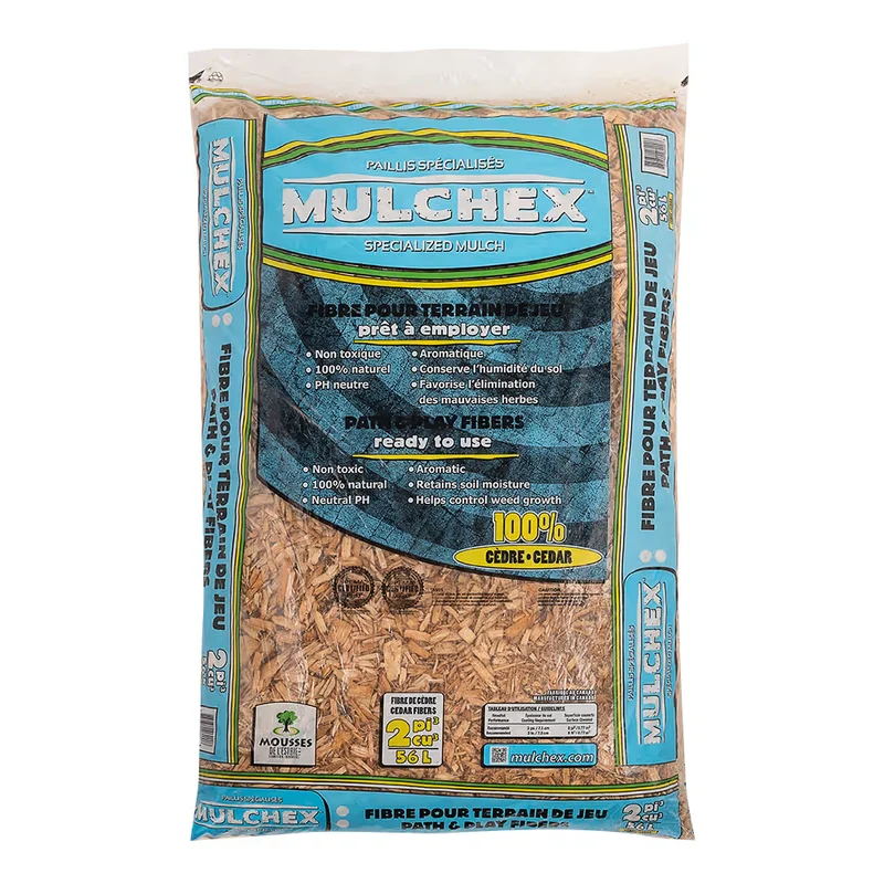 Fibre de terrain de jeux Mulchex 3 pieds cubes