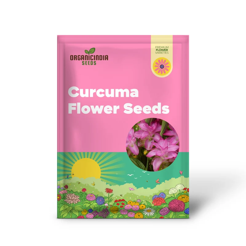 Curcuma Seeds (Thailand Pink Curcuma Seeds) - Exotic Soft Pink Tropical Blooms