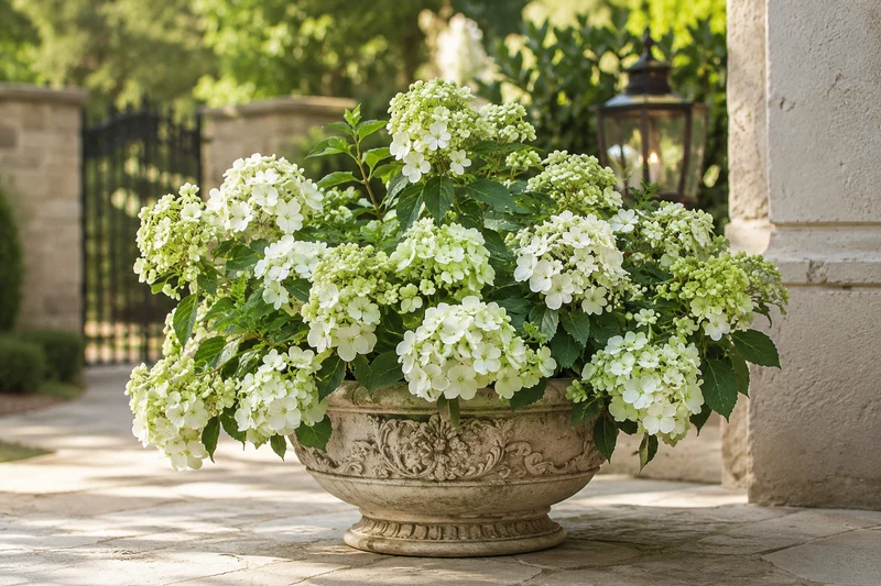 Hydrangée cascade ( Hydrangea × ‘WNHYDFBVYWMH’) Fairytrail® White
