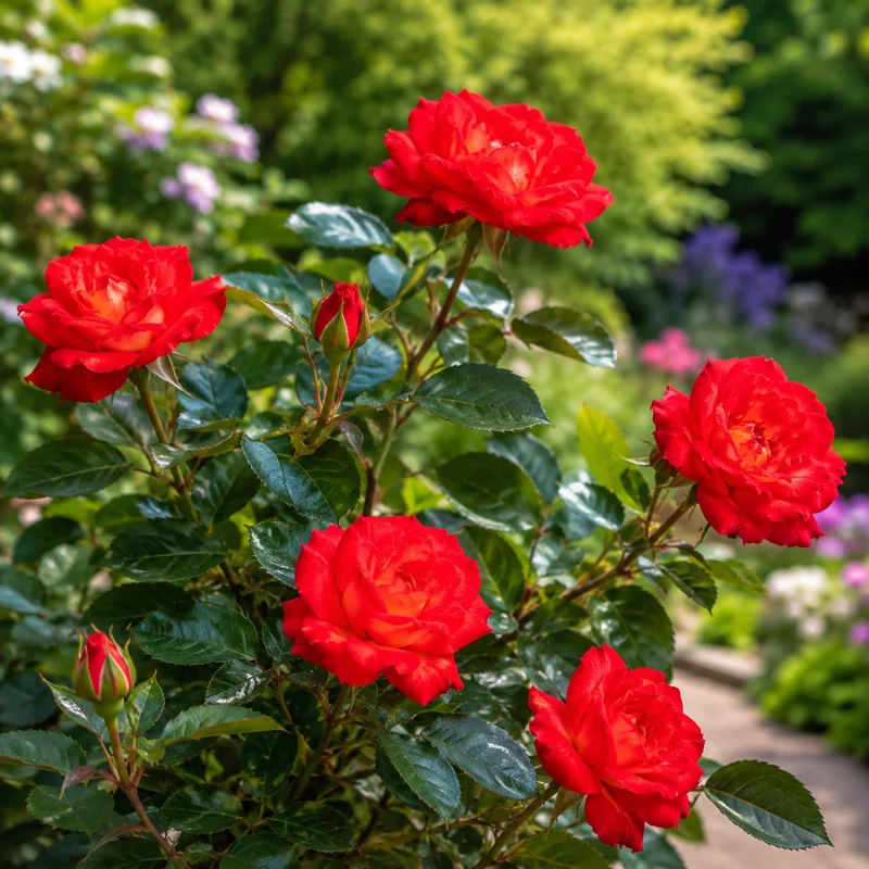 Rosier arbustif ‘Always Together’ ( Rosa ‘Always Together’)