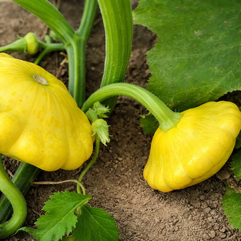 Pâtisson ‘Golden Scallopini’ ( Cucurbita pepo )