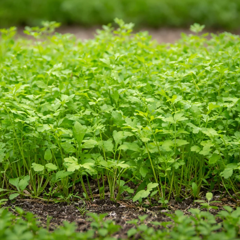 Cresson alénois ( Lepidium sativum )