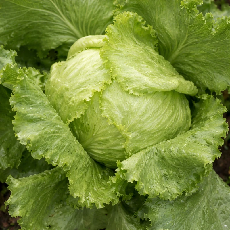 Laitue iceberg ‘Crispino’ ( Lactuca sativa )
