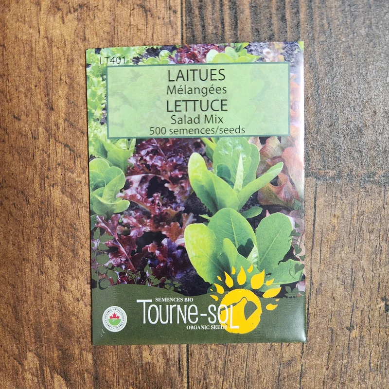 Mélange de laitues ( Lactuca sativa )