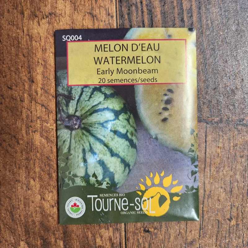 Melon d’eau ‘Early Moonbeam’ ( Citrullus lanatus )