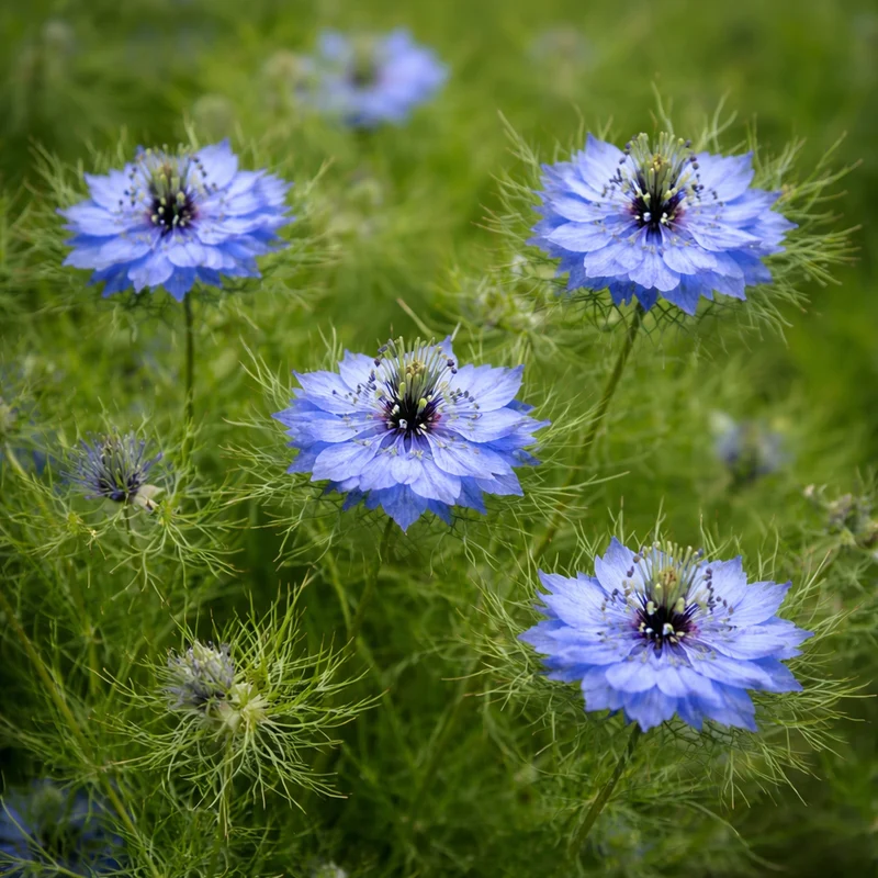 Nigelle ‘Love-in-a-Mist’ ( Nigella damascena )