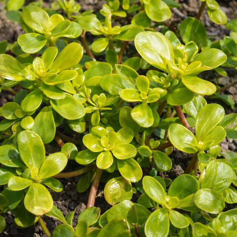 Pourpier doré ( Portulaca oleracea )