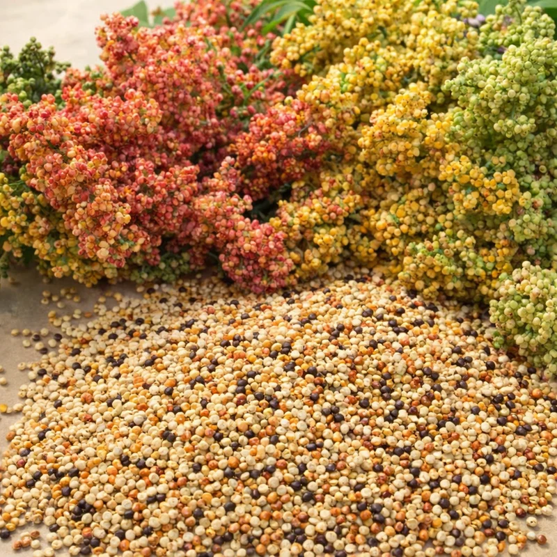 Quinoa arc-en-ciel ( Chenopodium quinoa )