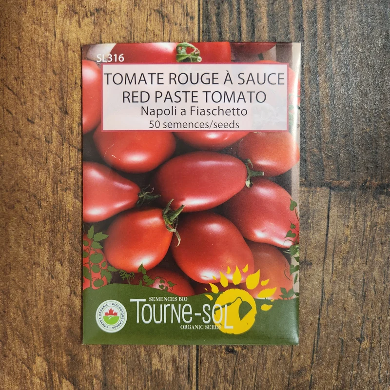 Tomate rouge à sauce ‘Napoli a Fiaschetto’ ( Solanum lycopersicum )