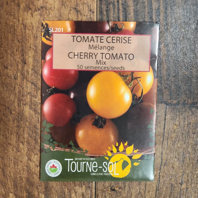 Mélange de tomates cerises ( Solanum lycopersicum )