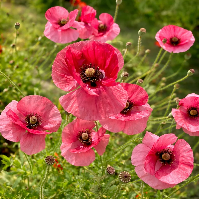 Coquelicot ‘La Vie en Rose’ ( Papaver rhoeas )