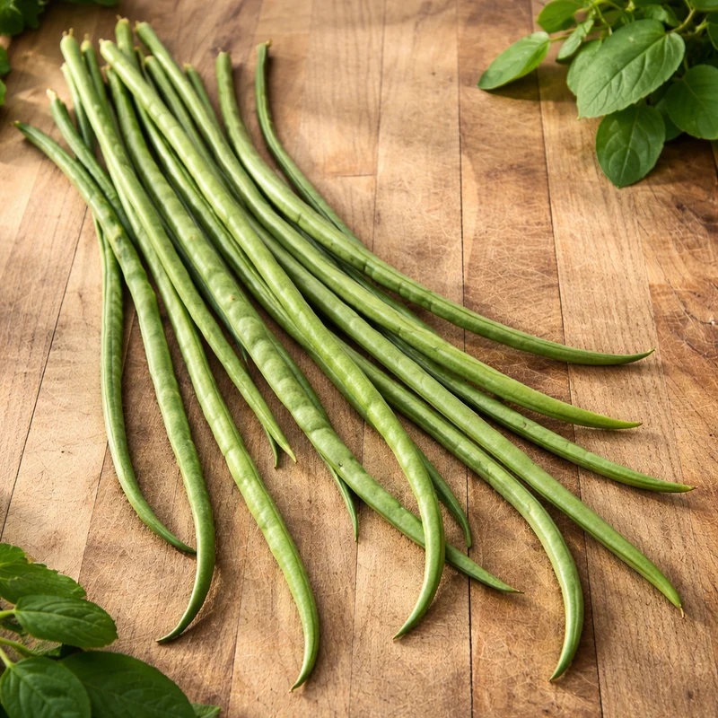 Haricot grimpant vert ‘Liana’ ( Phaseolus vulgaris )