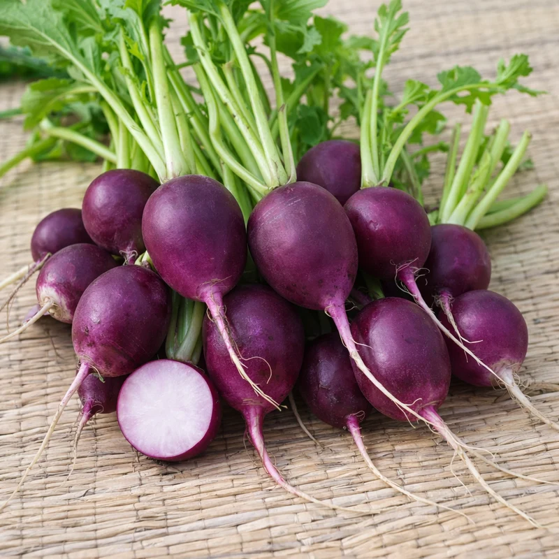 Radis ‘Malaga’ ( Raphanus sativus )