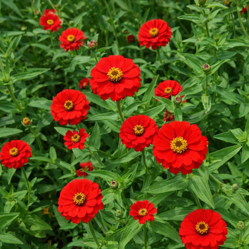 Zinnia ‘Peruvian Red’ ( Zinnia peruviana )