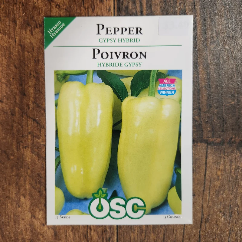 Poivron jaune 'Gypsy'