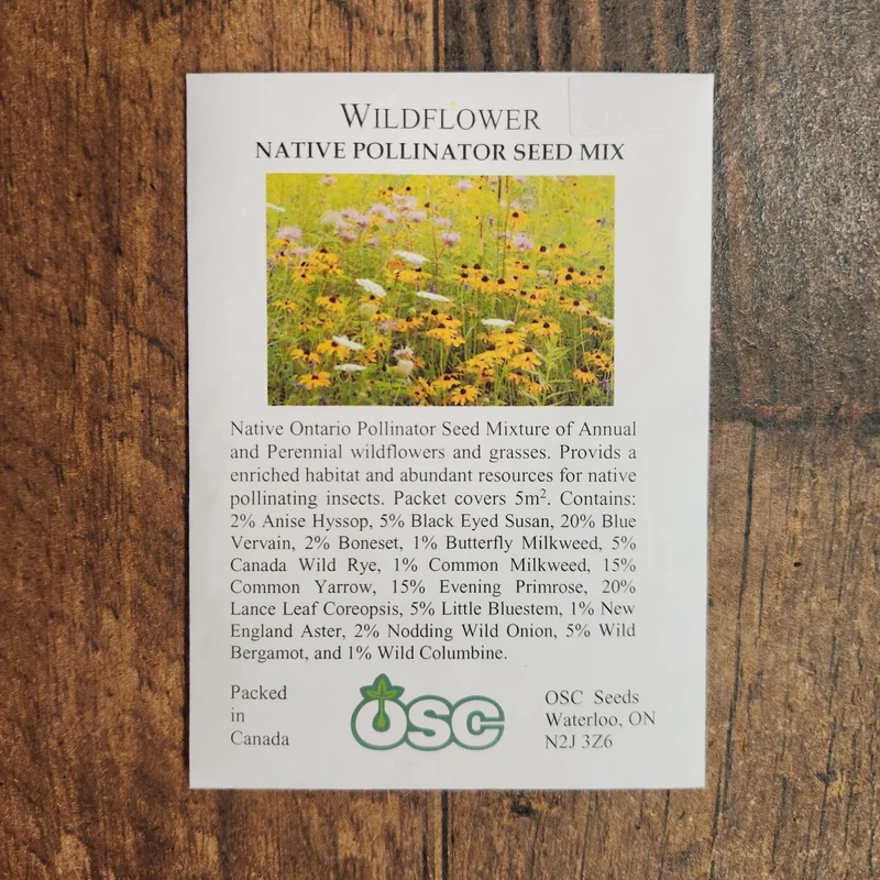 Mélange pour pollinisateurs indigènes de l'Ontario