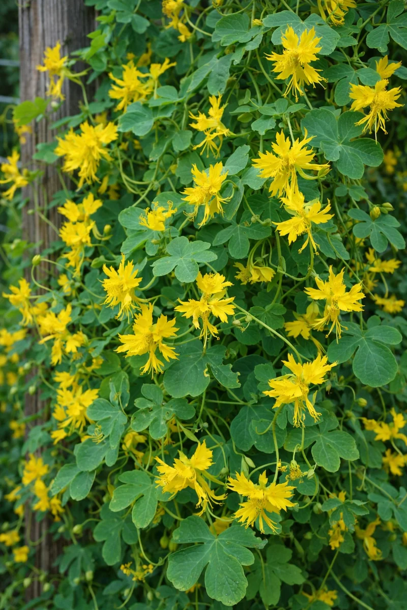Capucine grimpante 'Canary Creeper'