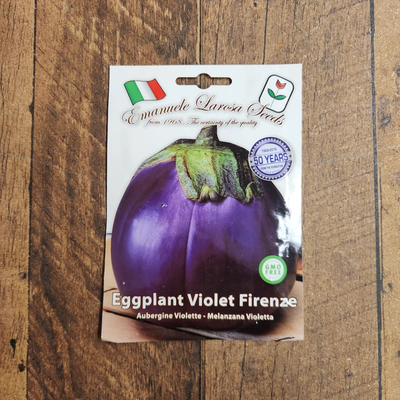 Aubergine 'Violetta Di Firenze' (Solanum melongena)
