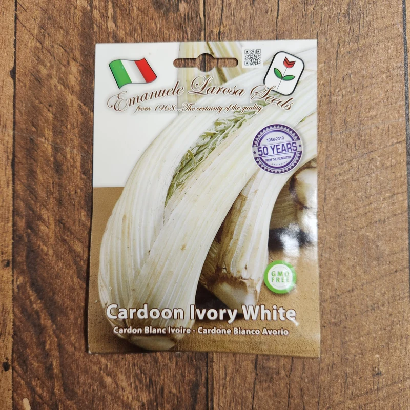 Cardon 'Ivory White' (Cynara cardunculus)