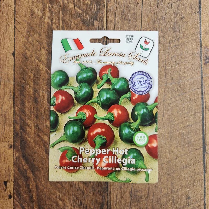 Piment fort 'Hot Cherry Ciliegia' (Capsicum annuum)