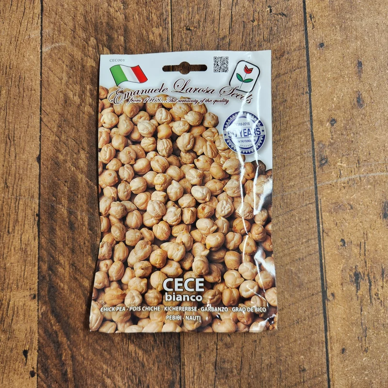 Pois chiche à graines blanches (Cicer arietinum)