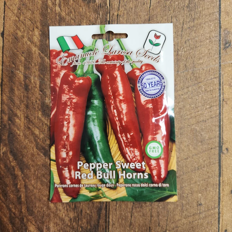 Poivron rouge 'Corno di Toro Rosso' (Capsicum annuum)