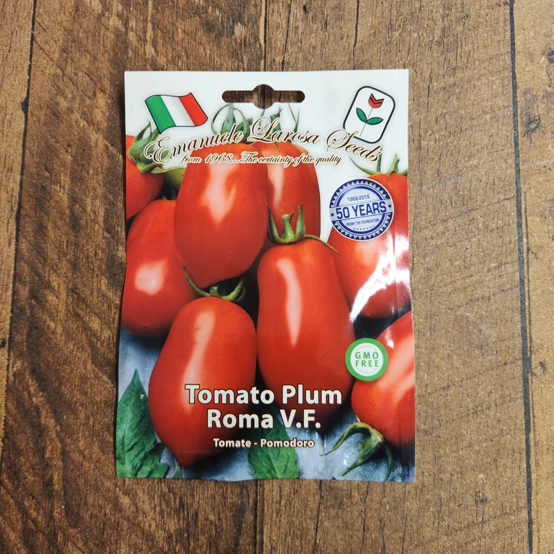 Tomate déterminée 'Roma V.F.' (Solanum lycopersicum)