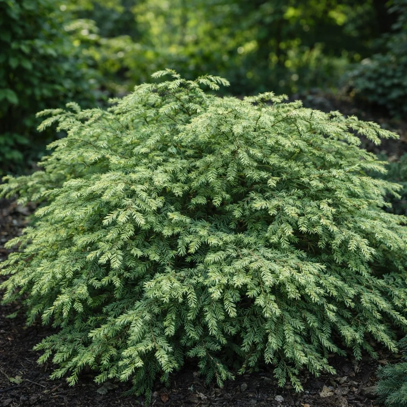 Pruche du Canada ‘Moon Frost’ ( Tsuga canadensis ‘Moon Frost’)