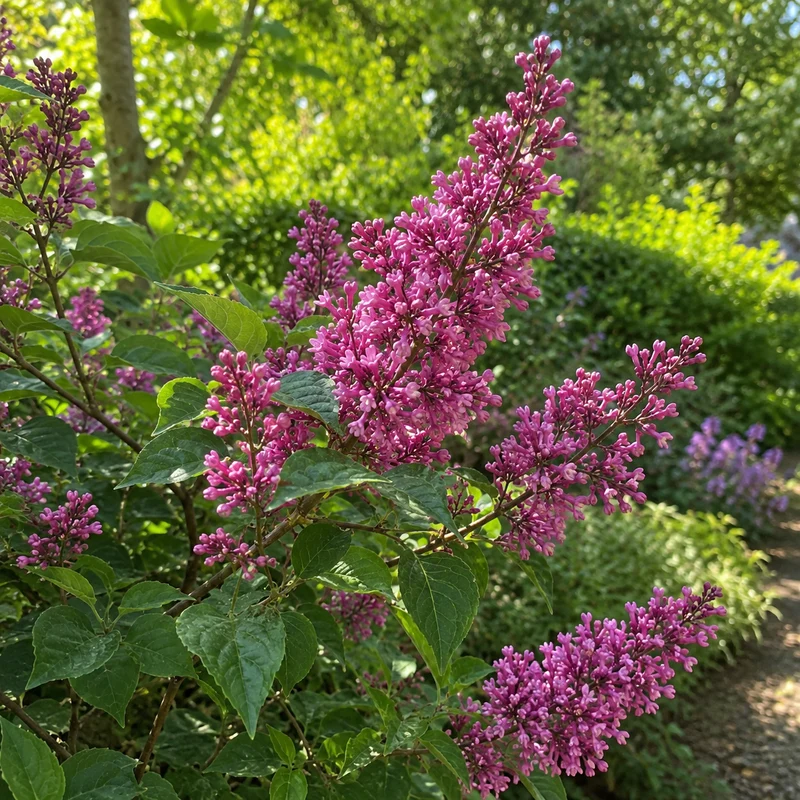 Lilas de Preston ‘Red Wine’ ( Syringa prestoniae ‘Red Wine’)