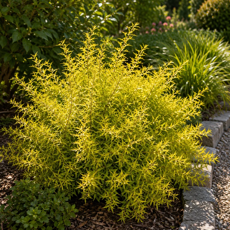 Spirée de Thunberg ‘Mellow Yellow’ ( Spiraea thunbergii ‘Mellow Yellow’)