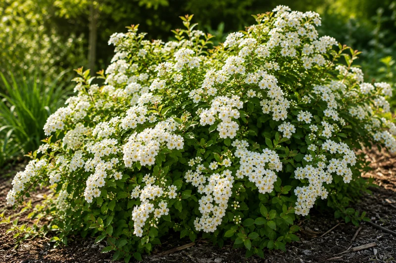 Spirée du Nippon ‘Halvard Silver’ ( Spiraea nipponica ‘Halvard Silver’)