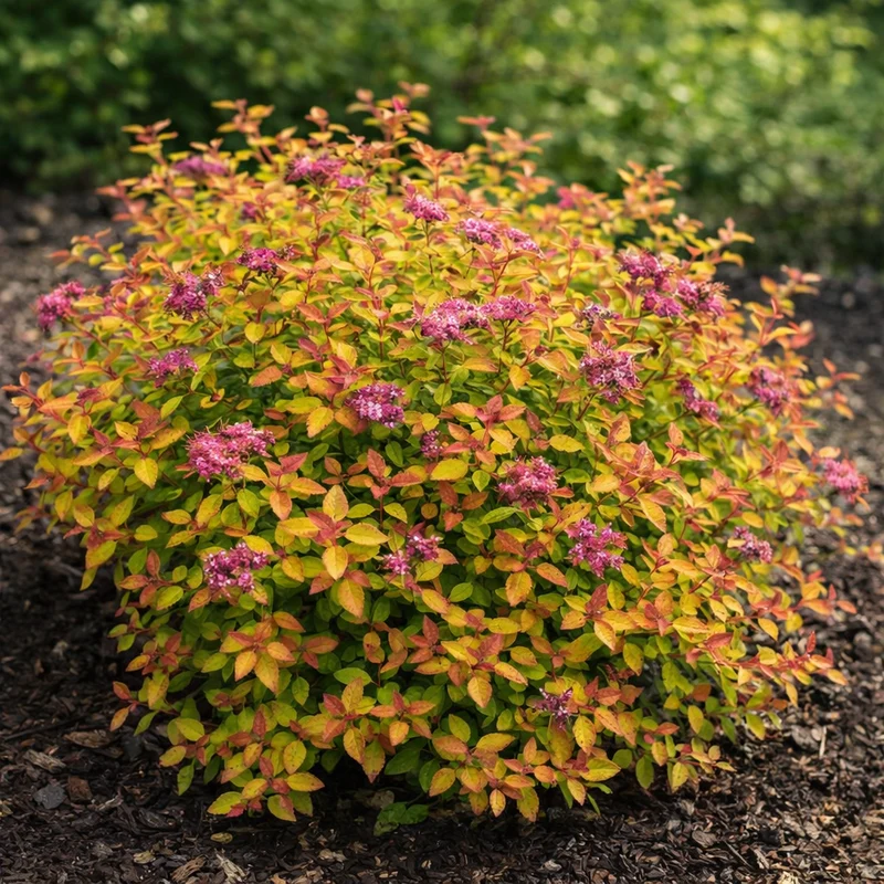 Spirée du Japon ‘Rainbow Fizz’ ( Spiraea japonica ‘Rainbow Fizz’)