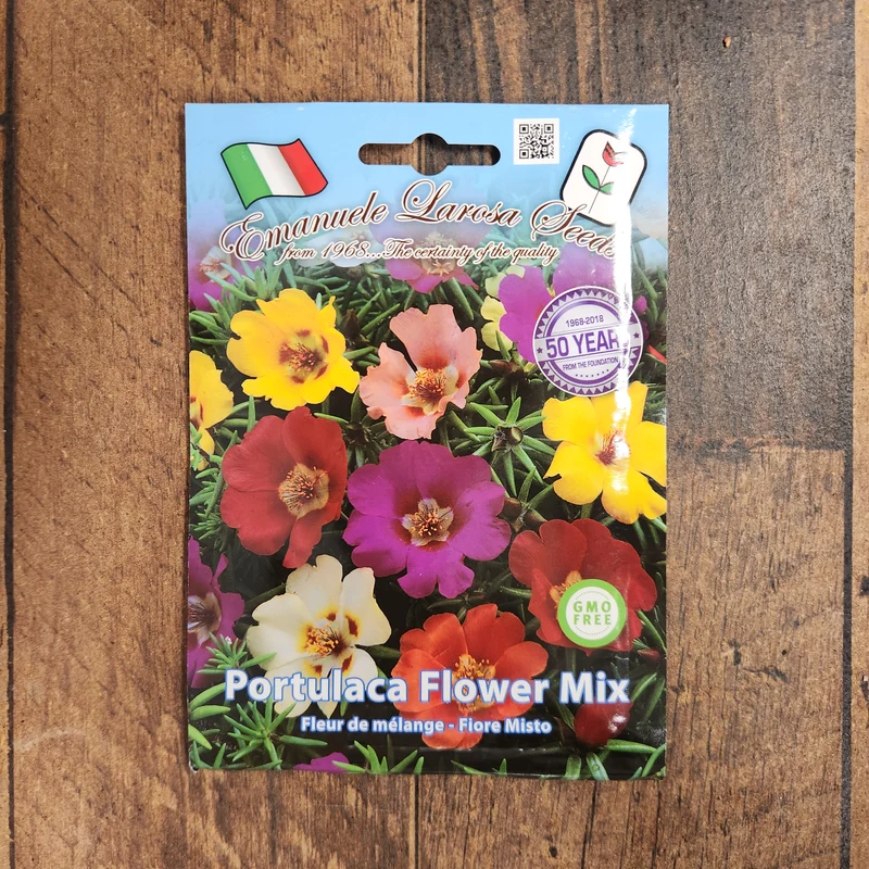 Mélange de pourpiers à grandes fleurs (Portulaca grandiflora)
