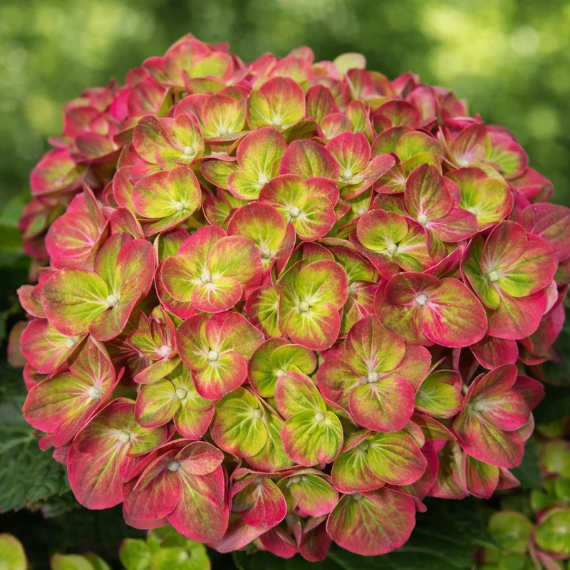 Hortensia ‘Tilt-A-Swirl’ ( Hydrangea macrophylla ‘Tilt-A-Swirl’)