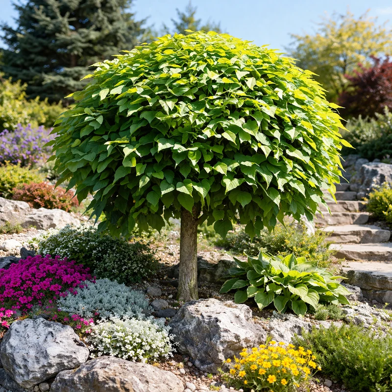 Catalpa boule ‘Nana’ ( Catalpa bignonioides ‘Nana’)