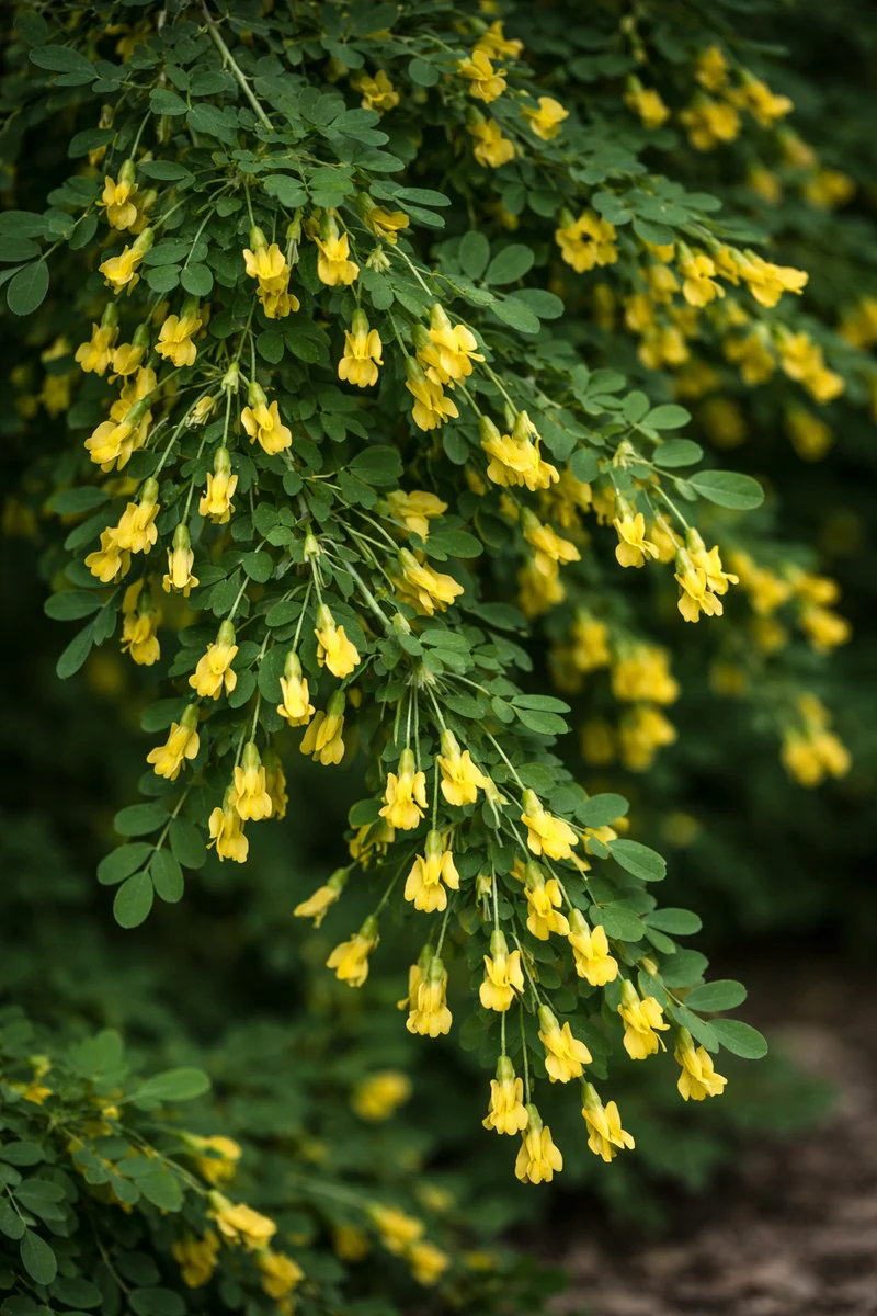 Caragana pleureur ‘Pendula’ ( Caragana arborescens ‘Pendula’)