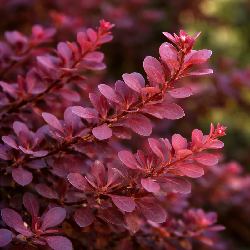Épine-vinette ‘Ruby Carousel’ ( Berberis thunbergii ‘Ruby Carousel’)