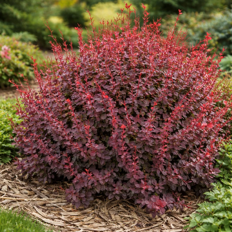 Épine-vinette ‘Royal Cloak’ ( Berberis thunbergii ‘Royal Cloak’)