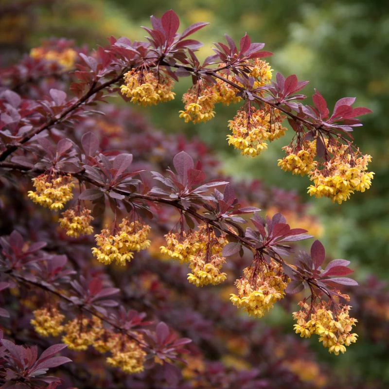 Épine-vinette ‘Royal Cloak’ ( Berberis thunbergii ‘Royal Cloak’)