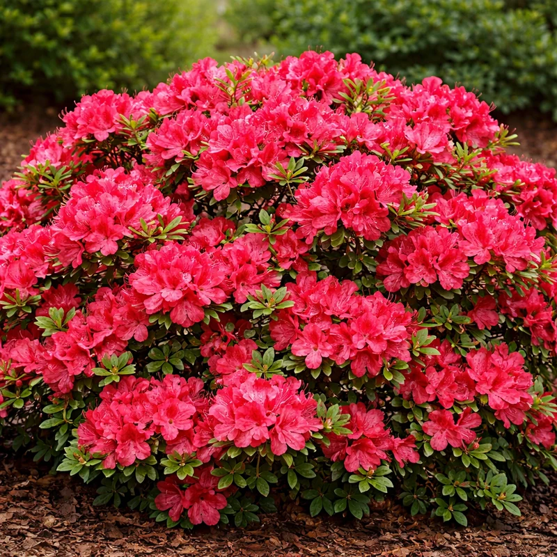 Azalée mollis ‘Girard's Crimson’ ( Rhododendron ‘Girard's Crimson’)