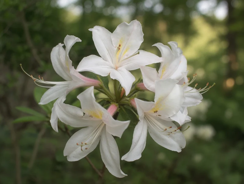 Azalée ‘White Lights’ ( Rhododendron ‘White Lights’)