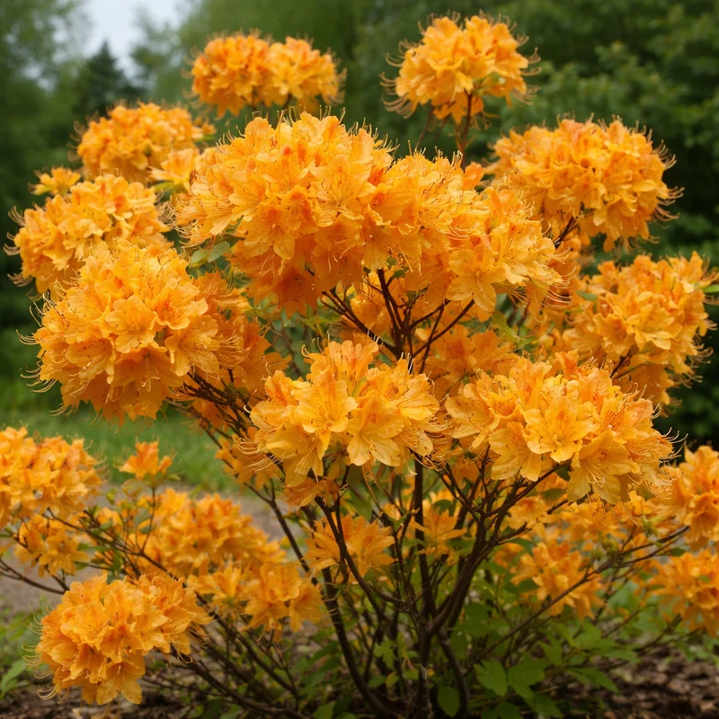 Azalée ‘Golden Lights’ ( Rhododendron ‘Golden Lights’)